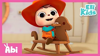 Rocking Horse | Cowboy Pretend Play | Toy Play Song | Eli Kids Songs & Nursery Rhymes