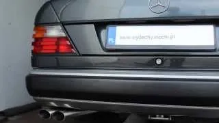 w124 stainless steel exhaust by inochi motorsport