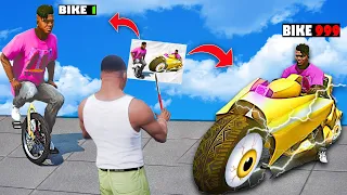 GTA 5 Upgrading BICYCLE to GOD BICYCLE |Whatever SHINCHAN and FRANKLIN AND CHOP Draw Comes To LIFE!