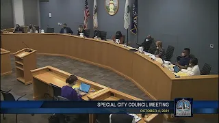 Special City Council Meeting 10-4-2021
