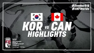 Game Highlights: Korea vs Canada May 6 2018 | #IIHFWorlds 2018