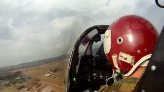 Breathtaking Pilot POV Flight Mirage F1 During Aerobatic Air Show Display