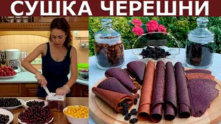 Сушим черешню разными способами