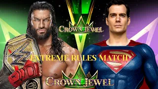 WWE 2K23 - ROMAN REIGNS VS SUPERMAN | EXTREME RULES MATCH |