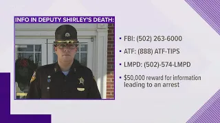 Louisville federal agencies offer reward in Jefferson County Deputy's murder investigation