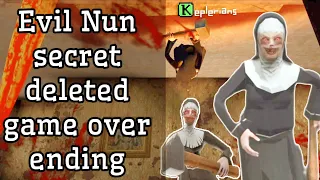 Secret deleted game over ending in Evil Nun