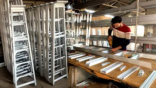 Terrific Technique Of Making Aluminium Ladders/How Ladders Are Made/Factory Manufacturing Process