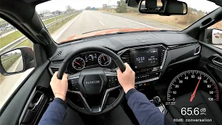 Isuzu D-Max 1.9 163HP - Highway POV Test Drive - Cabin dB noise level test - Fuel consumption check