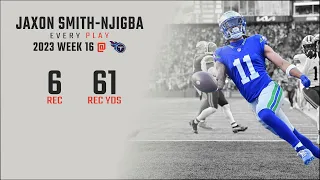 Jaxon Smith-Njigba Week 16 | Every Target and Catch @ Tennessee Titans | 2023 NFL Highlights