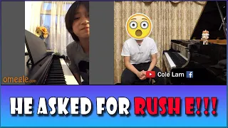 Challenged To Play RUSH E By EAR on Omegle. Can I?