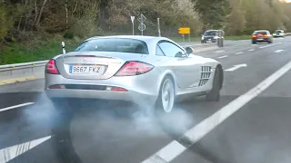 BEST OF Mercedes AMG's Leaving Carmeet 2022 - FAILS, Police, Burnouts, Accelerations Etc!