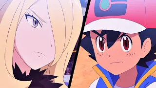 Ash vs Cynthia (Part 3) Masters Tournament「AMV」- Legendary  | Pokemon Journeys Episode 125