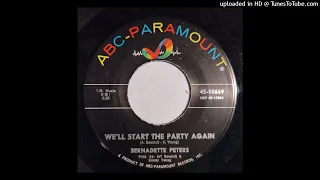 Bernadette Peters - We'll Start The Party Again / Wait Johnny For Me [ABC Paramount, 1965 soul]