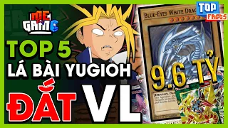 Top 5 Lá Bài Yugioh Đắt Nhất Thế Giới - Vua Trò Chơi | meGAME