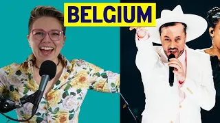 This man can sing! 🎤 Belgium - Eurovision - Vocal Coach Analysis and Reaction