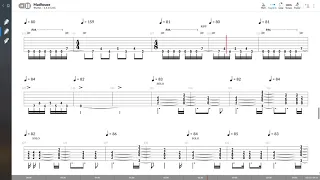 Anthrax - Madhouse (RYTHM GUITAR TAB PLAY ALONG)