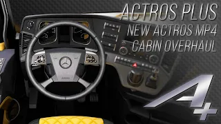ETS2 Mods v1.43 | Actros Plus: New Actros MP4 Cabin Overhaul | ETS2 Mods
