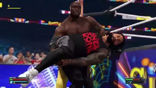 Jimmy Uso Vs Bobby Lashley-Losers Round 2