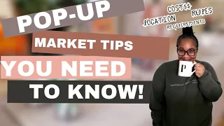 4 Tips For A Successful Pop-Up - How I Consistently Get Sales and Make Money #popup