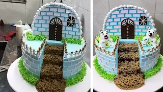 Amazing and Perfect House Decorating Birthday Cake |Beautiful Birthday Cake For Cake Lovers