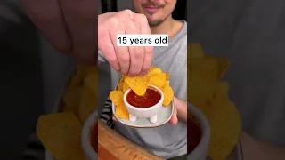 How much SAUCE you liked BACK THEN vs NOW?🌮😎🤌♥️| Chips dipping stages | CHEFKOUDY