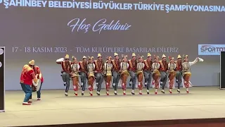 Gaziantep Halk Oyunları. Türkiye halk oyunları şampiyonluğu Gaziantep 2023