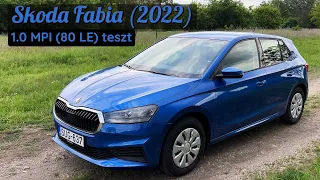 Mire elég 80 lóerő? | Skoda Fabia (2022) 1.0 MPI teszt