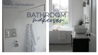 HOME RENOVATION S3 EP 2 // FAMILY BATHROOM RENOVATION  TERRAZZO FLOORING, STYLISH & LUXURY FINISHES