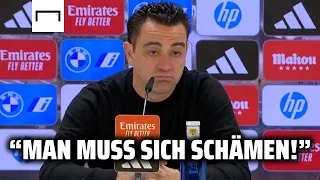 Xavi ätzt nach Clásico wieder gegen den Schiri 😤🤬