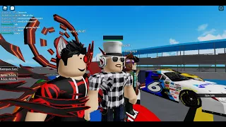 NASCAR Race with my friends! (Roblox)