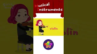 Kids vocabulary - Musical Instruments - Orchestra instruments #shorts