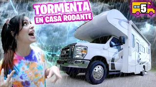 TENDREMOS QUE ATRAVESAR la TORMENTA en CASA RODANTE 😬 Visitando Savannah 🚌 Cap 5 Sandra Cires Art