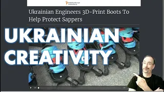 Ukrainian ingenuity displayed as they 3D print Demining Boots