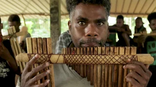 Panpipe in Oterama Village // Solomon Islands