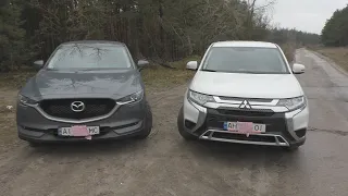 Mitsubishi Outlander или  MAZDA CX-5? Сравнение двух конкурентов.