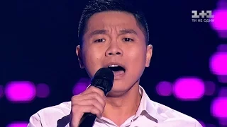 Chan Kuok Khan "Skypka grae" - blind Audition – The Voice of Ukraine – season 7