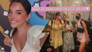 I AUDITIONED FOR THE DISNEY CRUISE LINE IN NYC!! (Singer/Dancer Audition)
