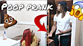 FAKE POOP ON HUSBAND HAND PRANK!! (HE FLIPPED OUT)