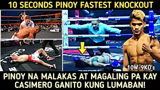 10 SECONDS PINOY FASTEST KNOCKOUT DI MANLANG NAKABITAW NI ISANG SUNTOK ANG THAI