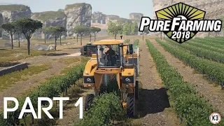 Let's Play! Pure Farming 2018 Part 1 (Xbox One X)