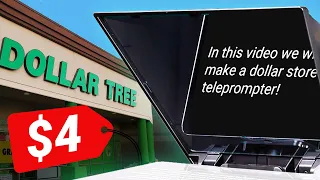 How I Built a Teleprompter for Less Than $5