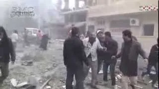 Сирия, Аль-Ракка Спасение раненых атаки, что погибли 12 человек, 10  12  2013