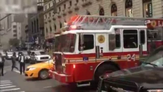 Пожарные машины в Нью Йорке (Fire trucks in new York, USA)