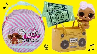 LOL Surprise! Ooh La La Baby Surprise Lil DJ with purse & color change make up surprises