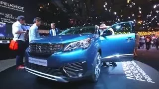 2017 Peugeot 5008   World Premiere  премьера парижский автосалон 2016 4k (Ultrahd)