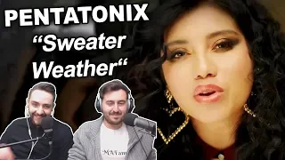 Singers Reaction/Review to "Pentatonix - Sweater Weather"