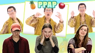 Americans React to PPAP Pen Pineapple Apple Pen
