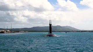 Los Angeles-class fast-attack submarine USS Asheville (SSN 758) Deploys