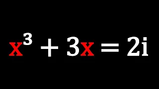 A Complex Cubic Equation