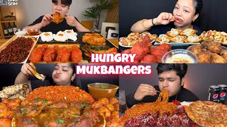 EXTREMELY HUNGRY MUKBANGERS Going CR@ZY For Tons Of Food! 🤯😰🙀